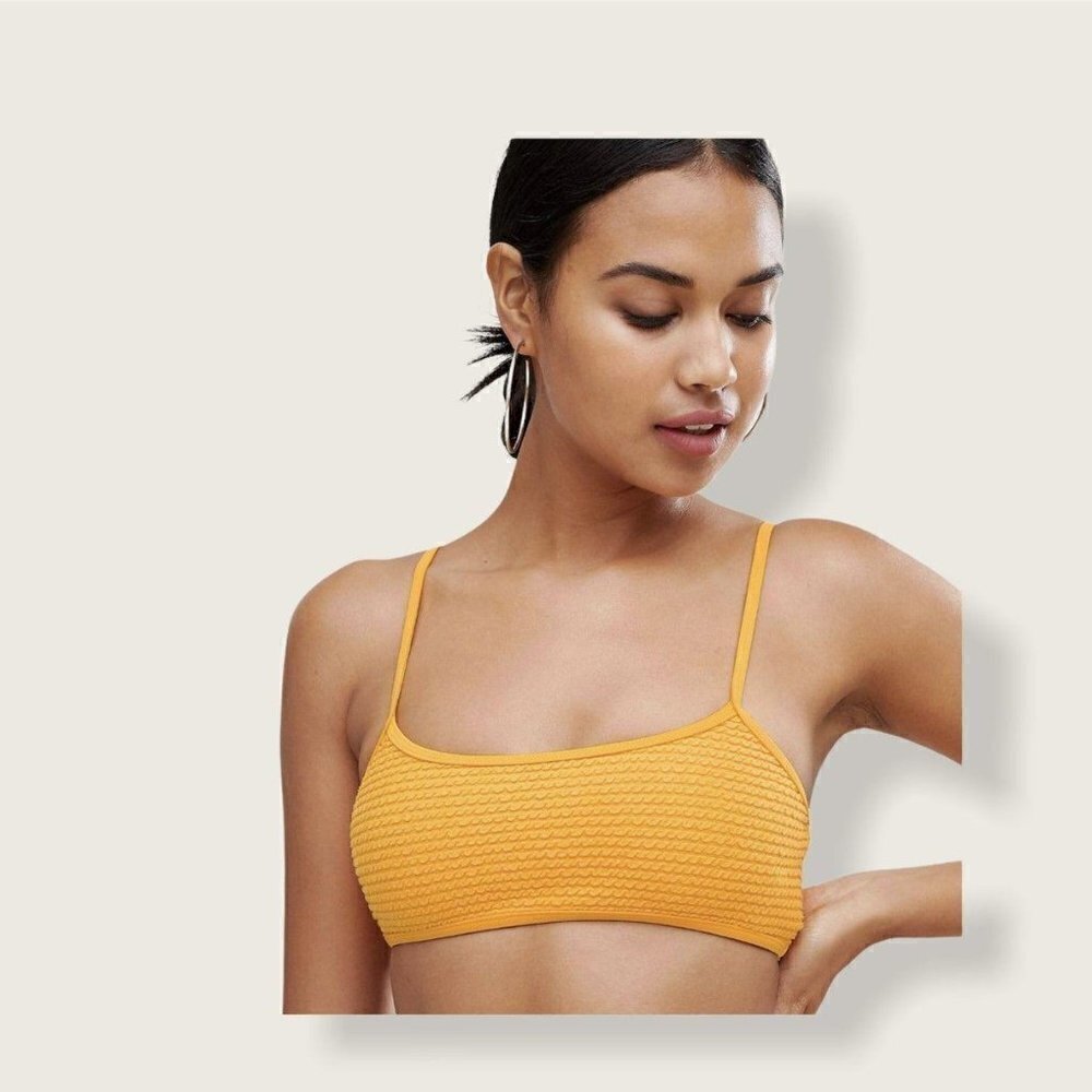 TWIIN Alexa Textured Bikini Top NWT